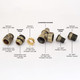ABB-OEB-ADAPTORS - Abbey Radiator Valve and Lockshield - Old English Brass (Angled Manual) ABB-OEB-ADAPTORS - Abbey Radiator Valve and Lockshield - Old English Brass (Angled Manual)